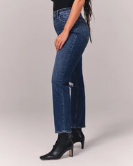 Curve Love Ultra High Rise Ankle Straight Jean