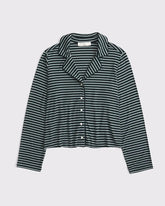 Modal-Blend Button Front Sleep Top