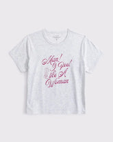 Short-Sleeve Shania Twain Graphic Skimming Tee