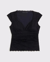 The A&F Zoe Bra-Free Lace Top