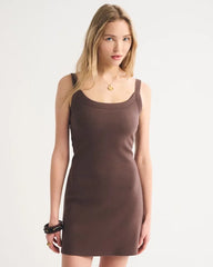 Bra-Free Essential 90s Rib Mini Dress