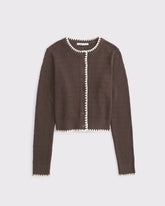 Shrunken Crew Cardigan