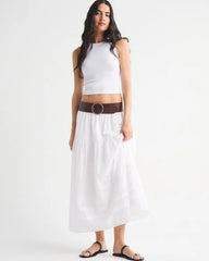 Bra-Free Rib High-Neck Tank