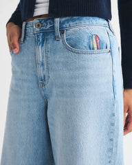 Curve Love High Rise Wide Leg Jean