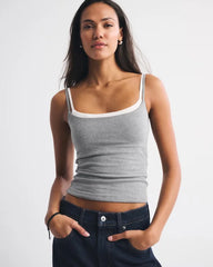 Bra-Free Double-Layered 90s Cami