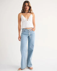 A&F Bella Tie-Front Cami