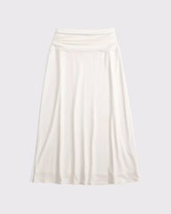 Drop-Waist Maxi Skirt