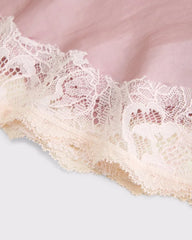 Bra-Free Lace-Pieced Set Top