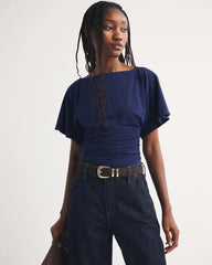 Flutter Sleeve Slash Top
