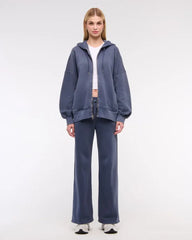 Oversized Sunday Hooded Full-Zip