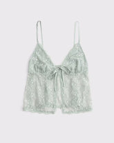 Lace and Satin Sleep Cami
