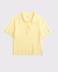 Merino Wool-Blend Short-Sleeve Polo