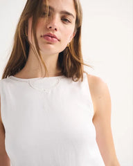 100% Linen Lace Cutwork Shift Mini Dress