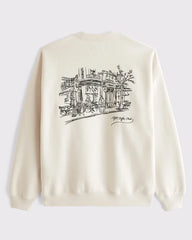 New York Graphic Crew Sweatshirt