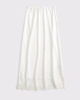 High Rise Satin Maxi Set Skirt
