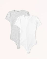 2-Pack Short-Sleeve Tee Bodysuits