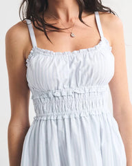 Bra-Free Smocked Waist Mini Dress