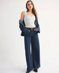 Bra-Free Rib V-Neck Tank
