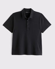 Linen-Blend Polo