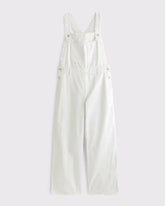 100% Cotton Embroidered Trim Overall Jumpsuit