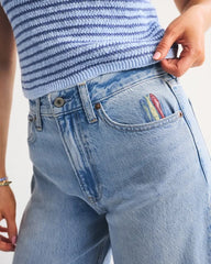 High Rise Wide Leg Jean