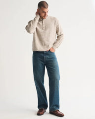 100% Cotton Knit Henley