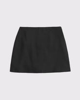 The A&F Scarlett Curve Love Linen-Blend Mini Skort
