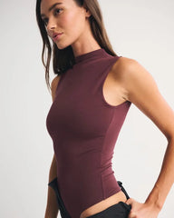 Bra-Free Mockneck Bodysuit
