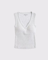 Bra-Free Rib V-Neck Tank
