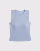 Bra-Free Seamless Fabric High-Neck Tank