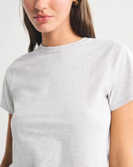 Essential Polished Body-Skimming Tee