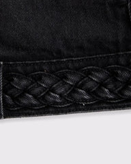 Slim Denim Zip-Up Jacket