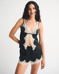 Lace and Satin Sleep Cami