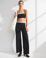 YPB studioFLEX Double-Layered Wide Leg Leggings