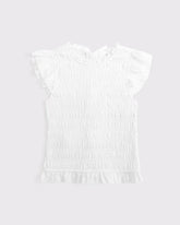 100% Cotton Tie-Back Smocked Top
