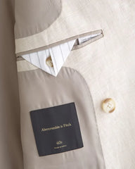 The A&F Collins Double-Breasted 100% Linen Blazer
