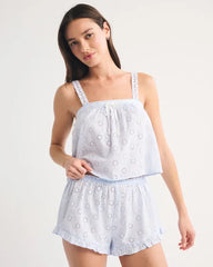 Embroidered Cutwork Sleep Cami