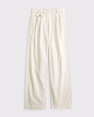 A&F Sloane Chino Tailored Wide Leg Pant