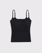 Bra-Free Rib Henley Tank
