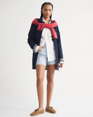 2-in-1 Reversible 100% Cotton Mac Coat