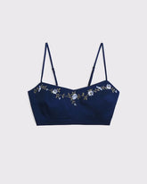 Bra-Free Embroidered Set Top