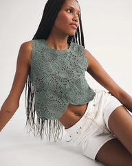 Mosaic Shell Top