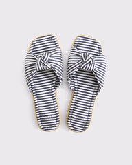 Knotted Slide Sandals