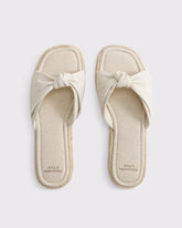 Knotted Slide Sandals