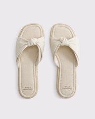 Knotted Slide Sandals