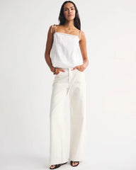 Lace-Trim Tie-Strap Cami