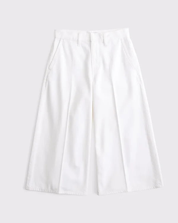High Rise Culotte Jean