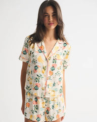 Short-Sleeve Satin Sleep Shirt