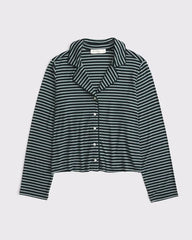 Modal-Blend Button Front Sleep Top