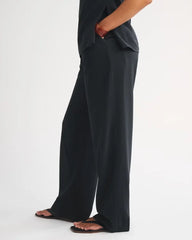 Curve Love A&F Sloane Lightweight Crepe Tailored Wide Leg Pant